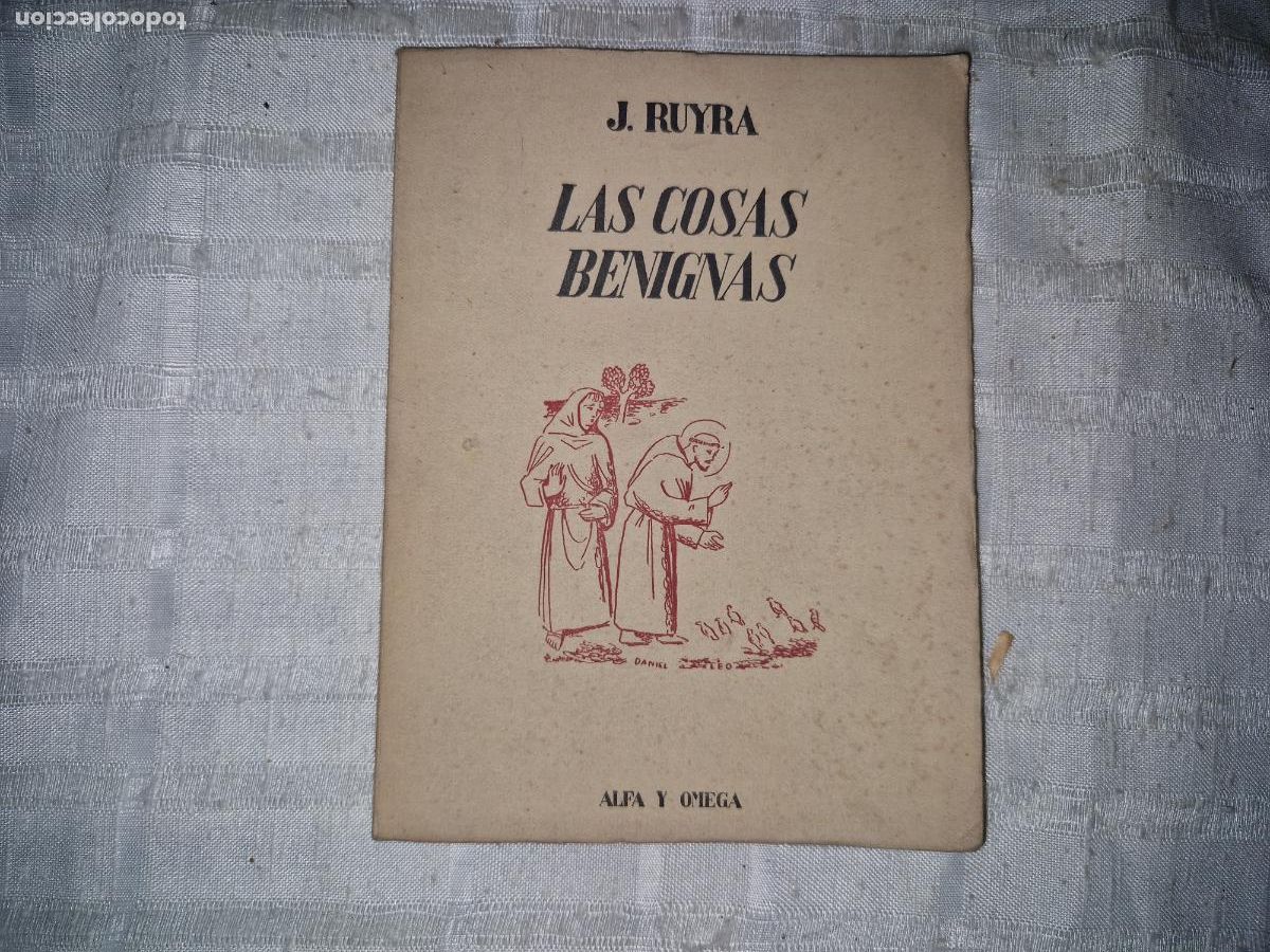 Libros: J.RUYRA. LAS COSAS BENIGNAS.