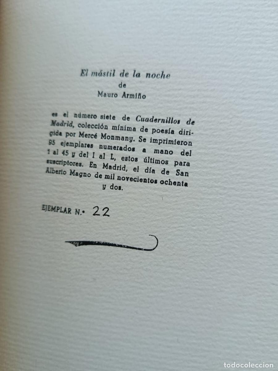 Libros: EL M&Aacute;STIL DE LA NOCHE - MAURO ARMI&Ntilde;O - Foto 2