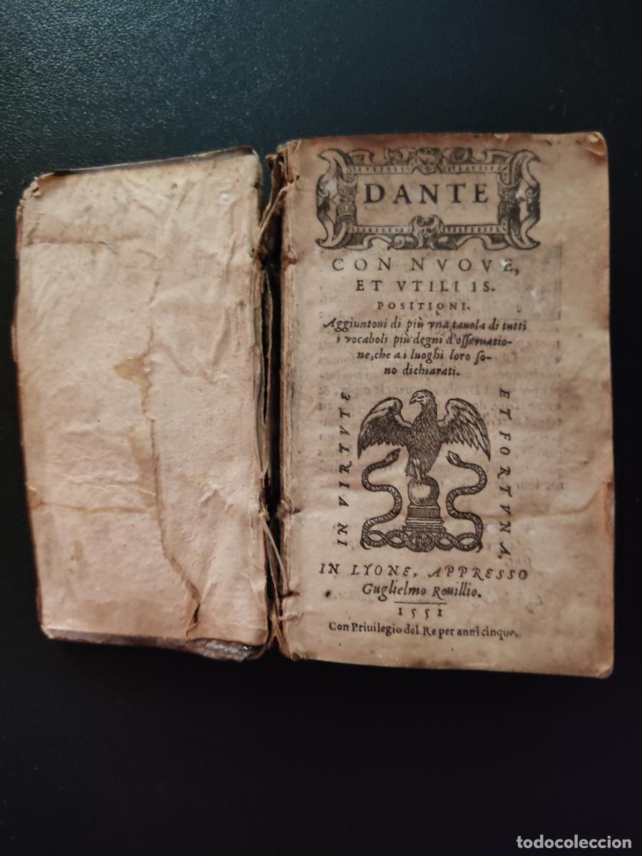 Libros: Dante. Cum nuove et utili ispositioni (Divina Comedia) - Dante Alighieri