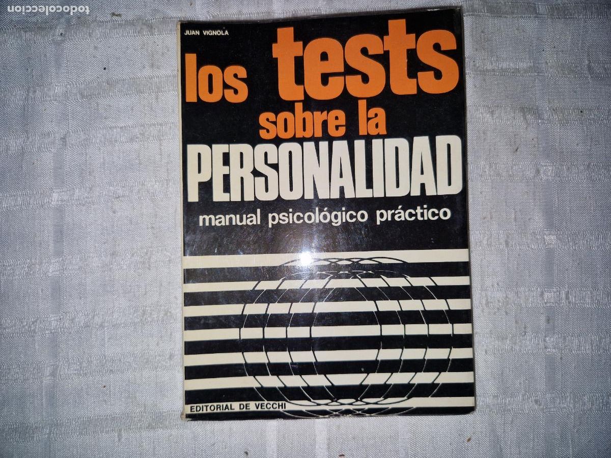 Libros: LOS TESTS SOBRE LA PERSONALIDAD. MANUAL PSICOLOGICO PRACTICO.