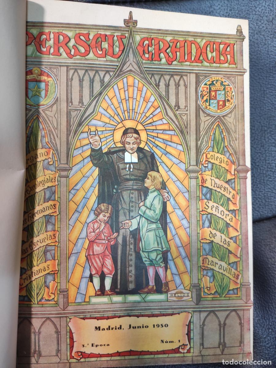 Libros: PERSEVERANCIA. Junio de 1950- Junio de 1952.(18 n&uacute;meros). 3&ordf; &eacute;poca. Colegio de Nuestra Se&ntilde;ora de la - Foto 3