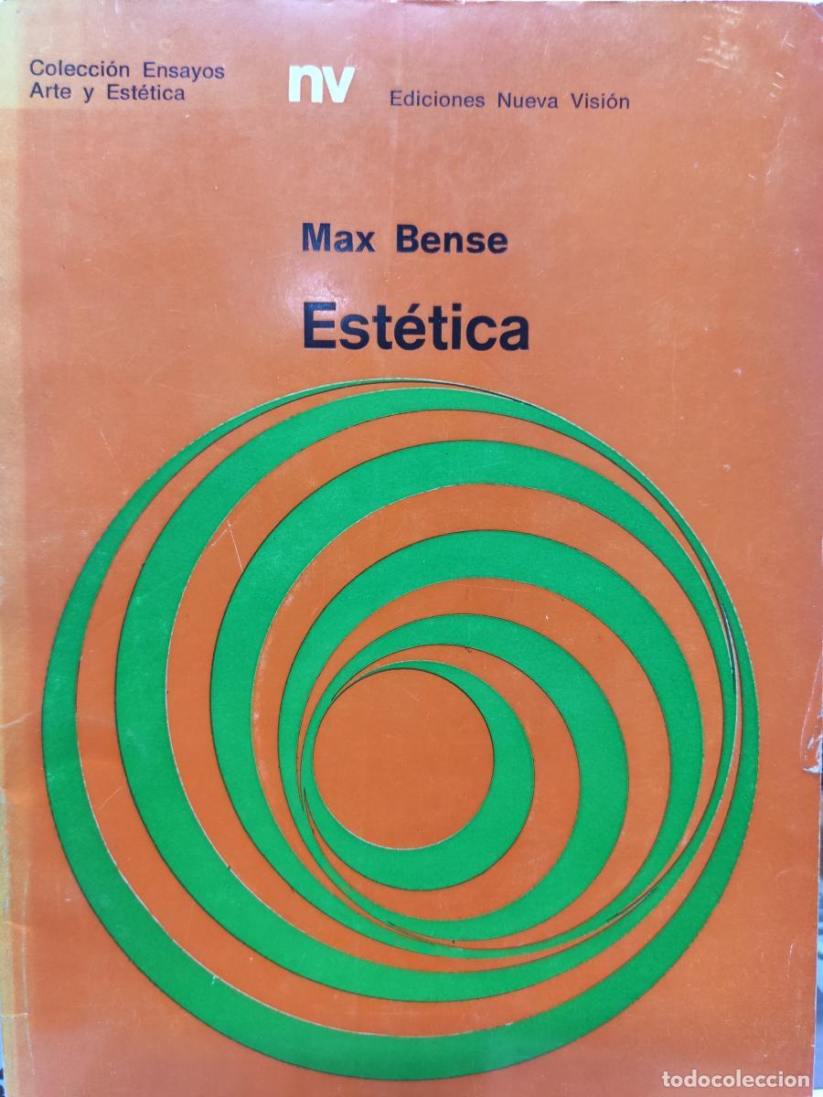 Libros: EST&Eacute;TICA. Consideraciones metaf&iacute;sicas sobre lo bello. - Max Bense