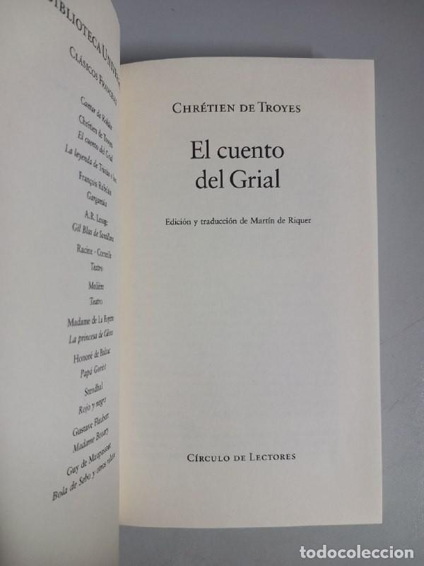 Libros: El cuento del Grial. - TROYES, Chr&eacute;tien de: - Foto 2