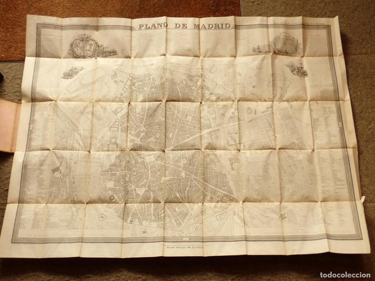 Libros: Plano de Madrid. ATLAS DE ESPA&Ntilde;A Y SUS POSESIONES DE ULTRAMAR. - COELLO, Francisco; NOGUERA, Juan [g