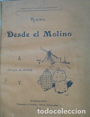Libros: Desde el Molino. 1894. Dibujos de Casas - RUSI&Ntilde;OL, SANTIAGO