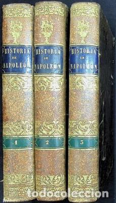 Libros: Historia de Napoleon, 3 tomos - NORVINS