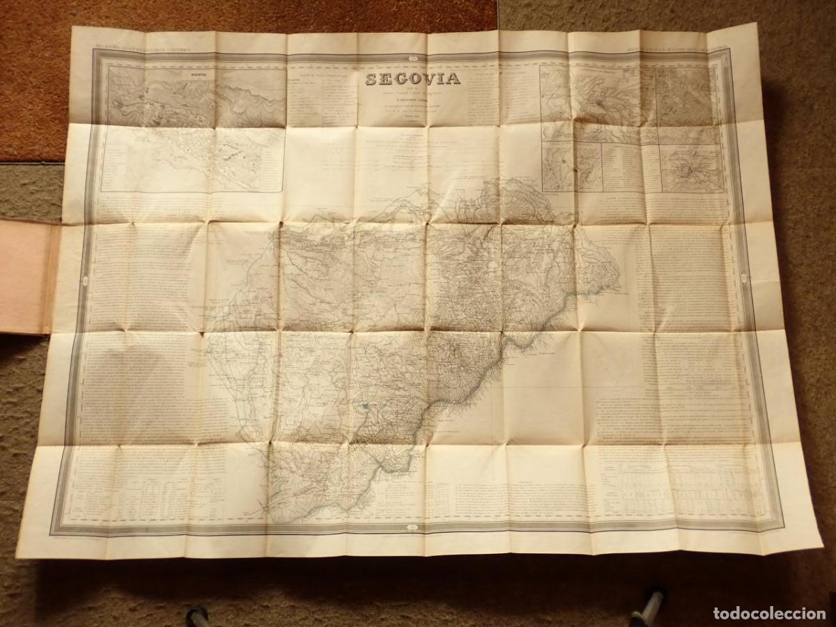 Libros: Segovia. ATLAS DE ESPA&Ntilde;A Y SUS POSESIONES DE ULTRAMAR. - COELLO, Francisco; MADOZ, Pascual; NOGUERA,