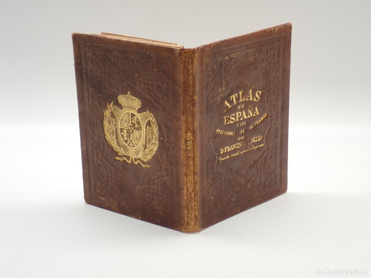Libros: Isla de Cuba. Medias hojas estremas Oriental y Occidental. ATLAS DE ESPA&Ntilde;A Y SUS POSESIONES DE ULTRA