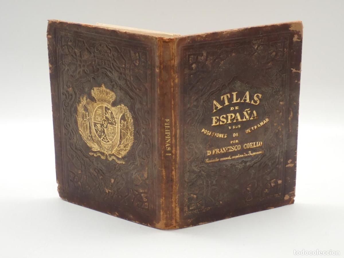 Libros: Islas Filipinas. Primera hoja central. Diccionario geogr&aacute;fico-estad&iacute;stico-hist&oacute;rico. Atlas de Espa&ntilde;a