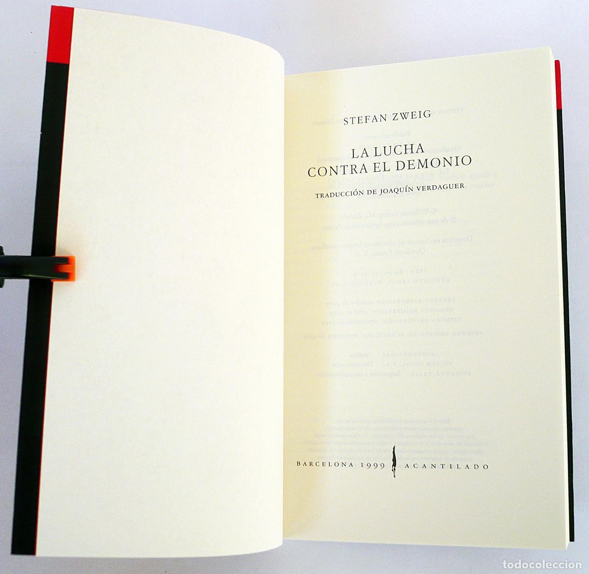 Libros: La lucha contra el demonio, Stefan Zweig - Foto 5