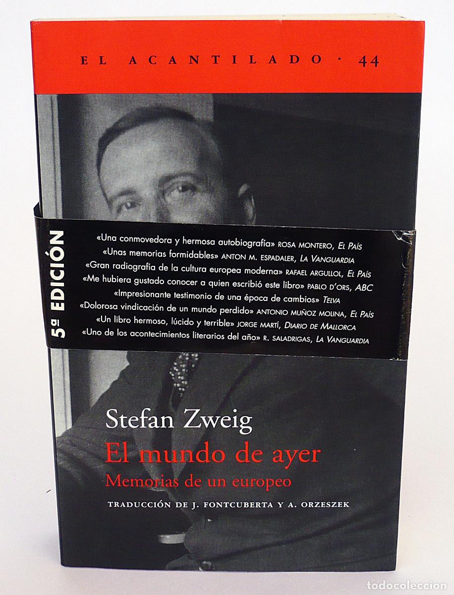 Libros: El mundo de ayer, memorias de un europeo, Stefan Zweig