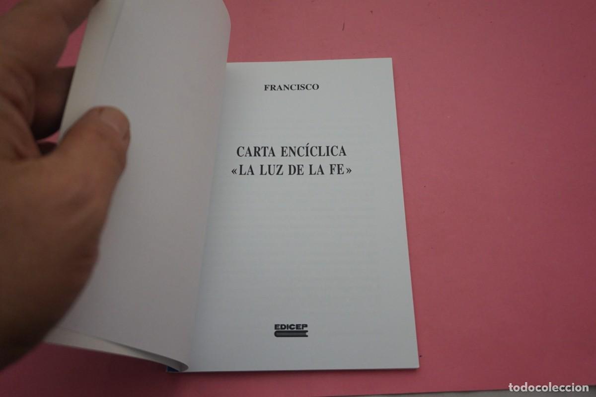 Libros: M4B/ CARTA ENCICLICA - LA LUZ DE LA FE - FRANCISCO / EDICEP - Foto 2