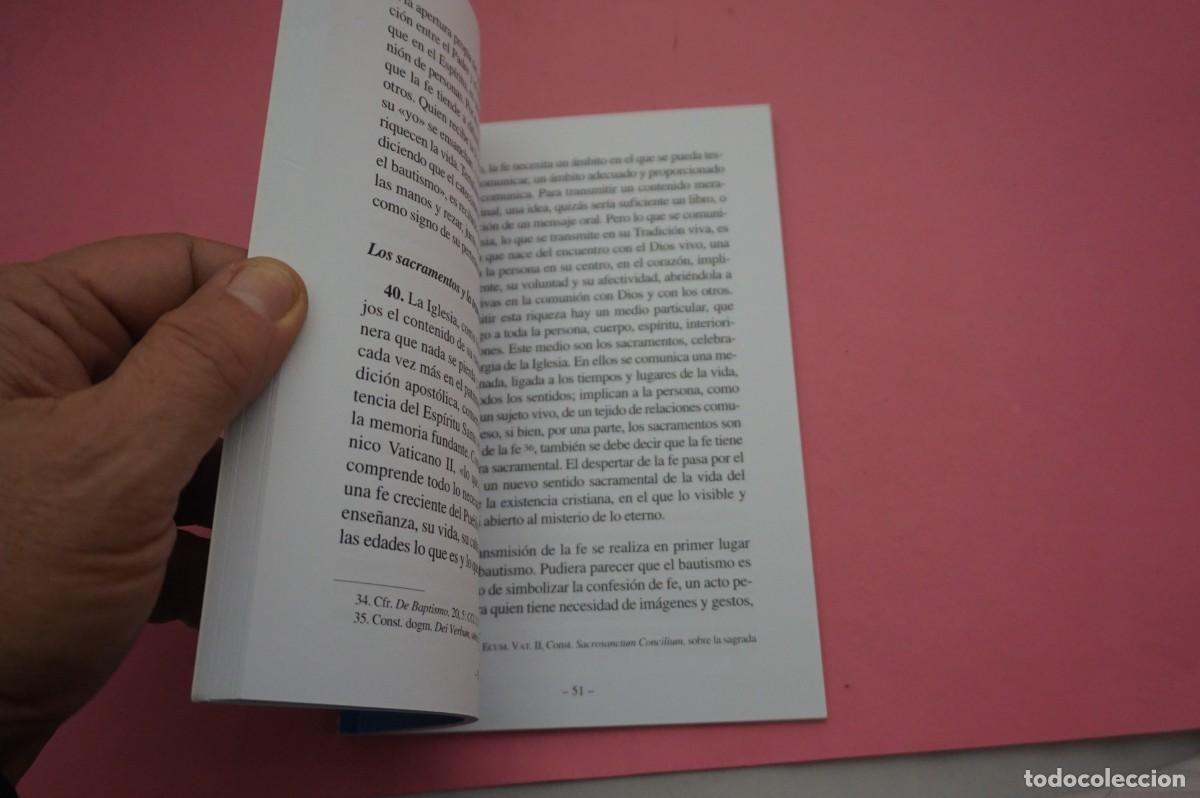 Libros: M4B/ CARTA ENCICLICA - LA LUZ DE LA FE - FRANCISCO / EDICEP - Foto 3