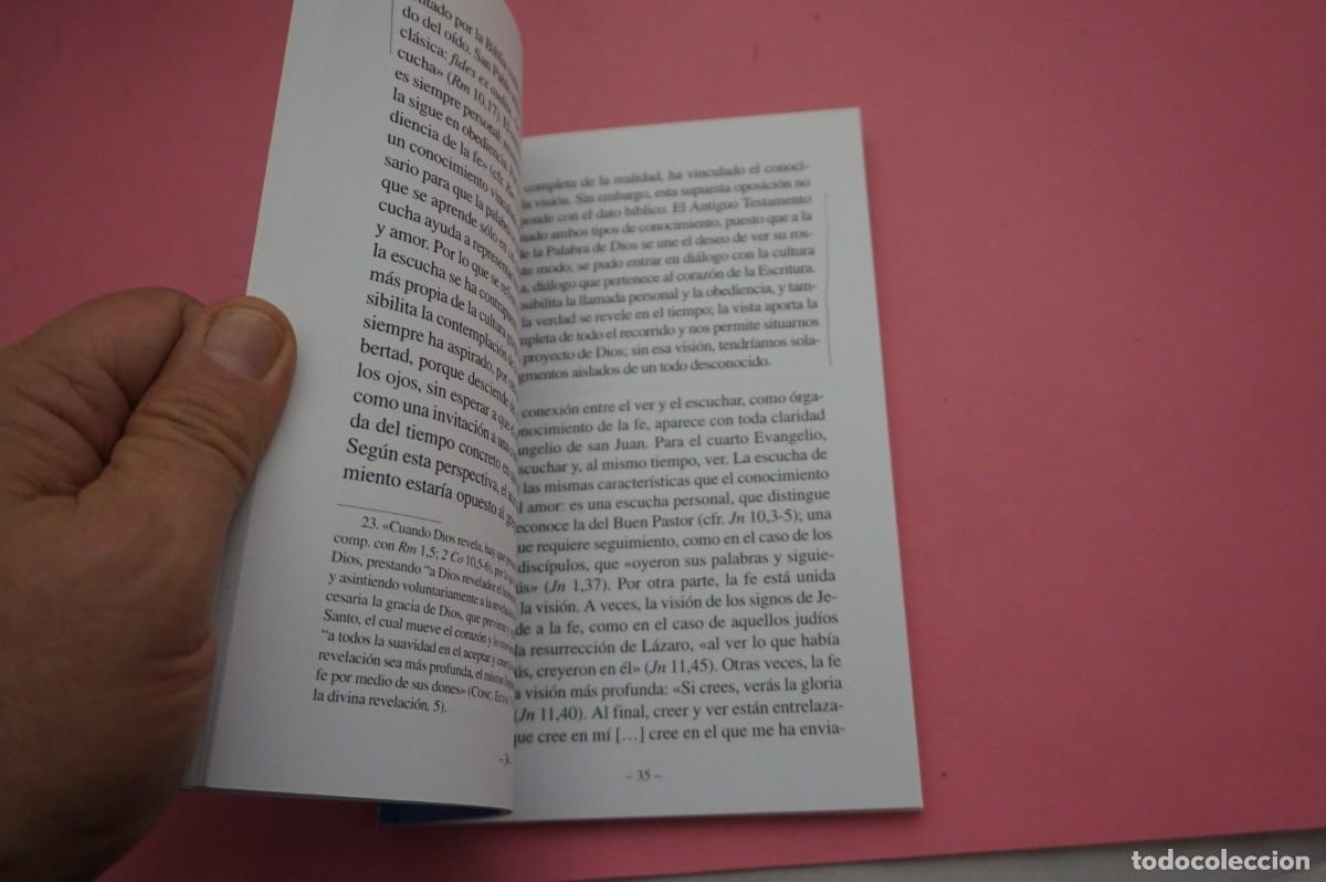 Libros: M4B/ CARTA ENCICLICA - LA LUZ DE LA FE - FRANCISCO / EDICEP - Foto 4