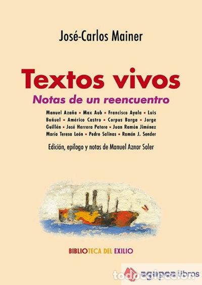 Libros: Textos vivos. Notas de un reencuentro- 9791387552909