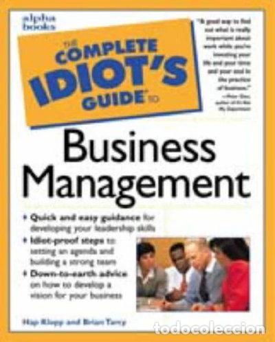 Livres: The Complete Idiot's Guide to Business Management- 9780028617442