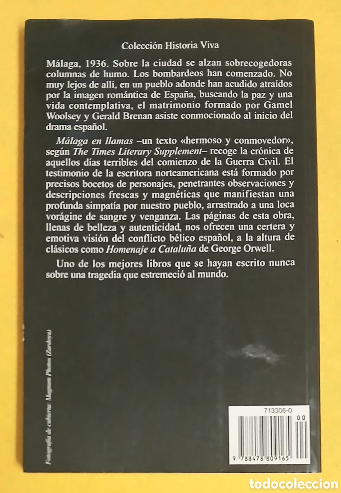 Libros: GAMEL WOOLSEY MALAGA EN LLAMAS - Foto 2
