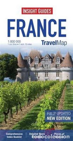 Livres: Insight Travel Map: France- 9781780054773