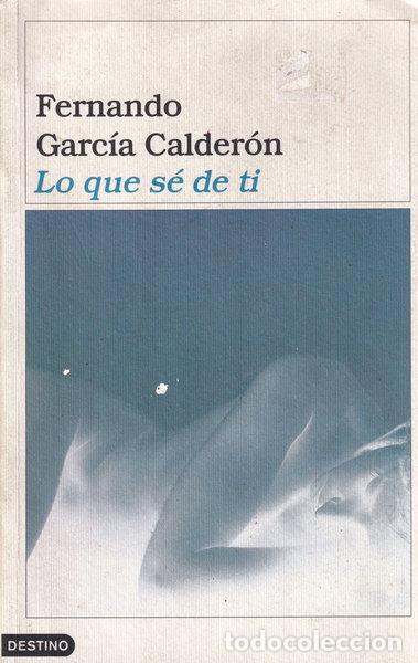 books: Lo que s&eacute; de ti- 9788423334063