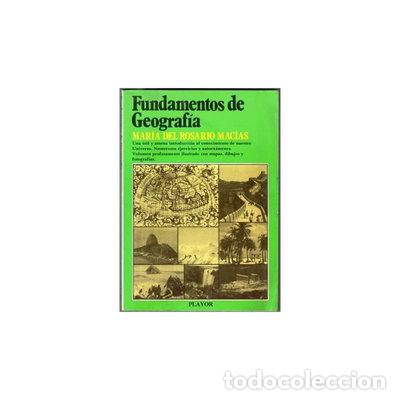 books: Fundamentos de geograf&iacute;a- 9788435905374