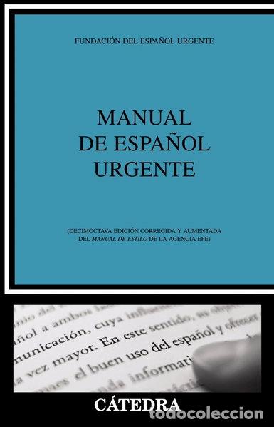 Libros: Manual de espa&ntilde;ol urgente- 9788437625119