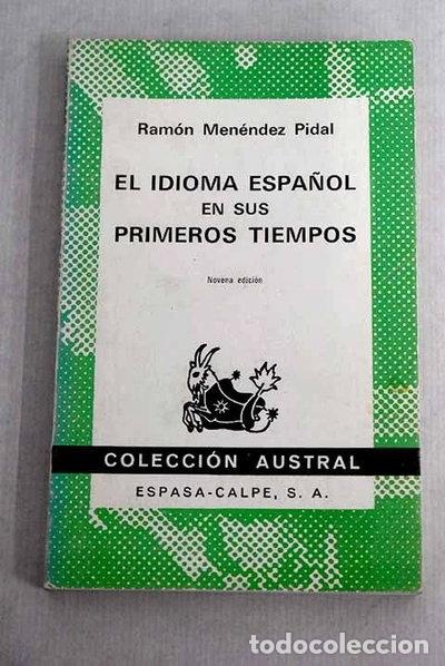 Livros em segunda m&atilde;o: El idioma espa&ntilde;ol en sus primeros tiempos- 9788423902507