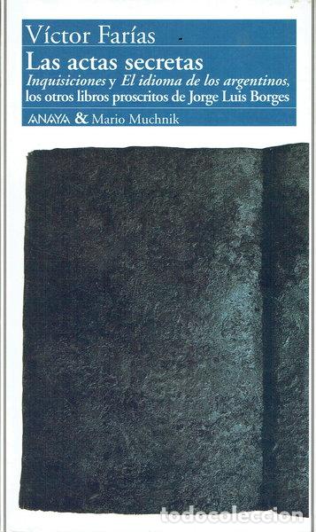 Livres: Las actas secretas- 9788479791933