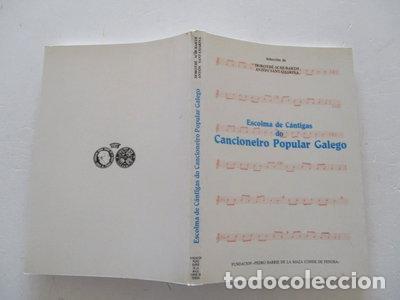 Libros: Escolma de c&aacute;ntigas do cancioneiro popular galego- 9788487819056