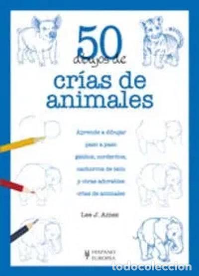 Libri di seconda mano: 50 dibujos de cr&iacute;as de animales- 9788425519826