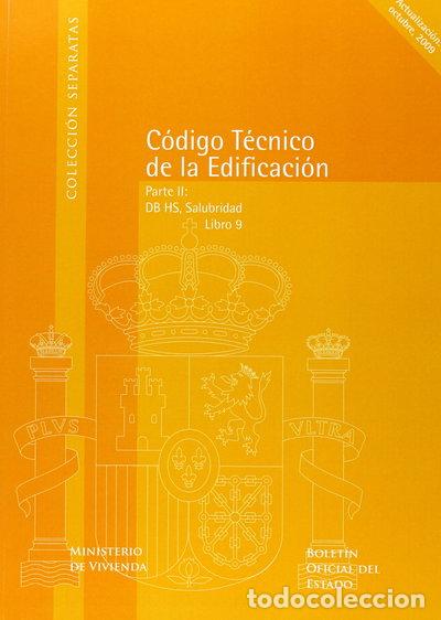 Livros em segunda m&atilde;o: C&oacute;digo T&eacute;cnico de la Edificaci&oacute;n (CTE). Libro 9. Parte II, DB HS, Salubridad- 9788434018679