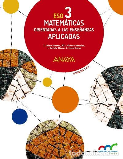 books: Matem&aacute;ticas orientadas a las Ense&ntilde;anzas Aplicadas 3- 9788467852165
