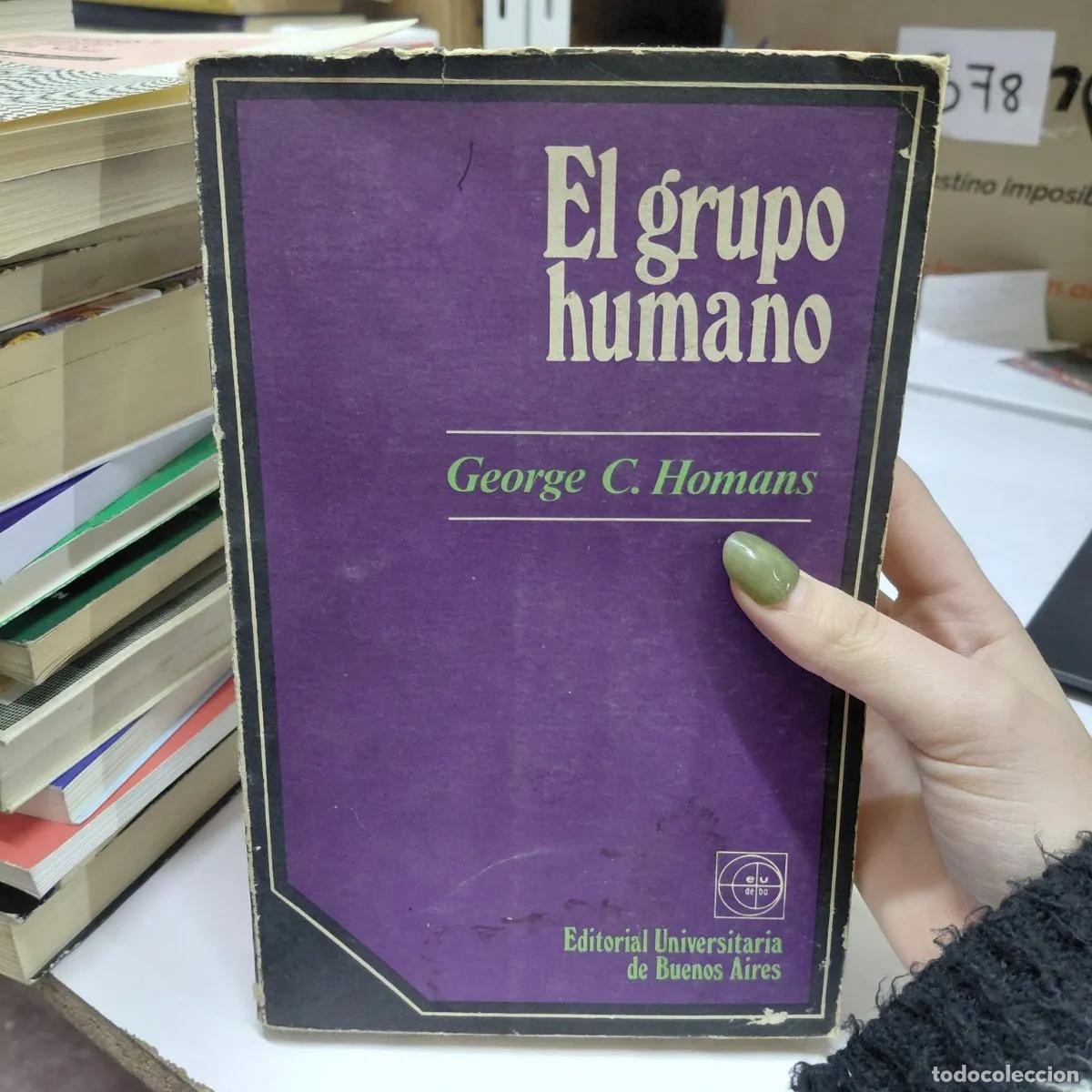 books: El grupo humano - Homans