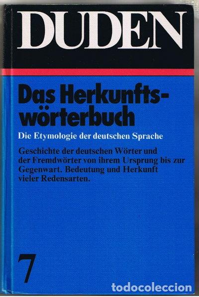 B&uuml;cher: Duden Etymologie (Duden 7)- 9783411009077