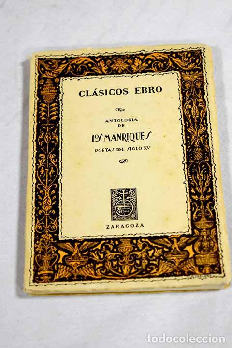 Livres: Los Manriques, poetas del siglo XV