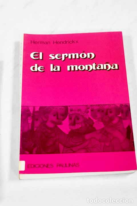 Libros: El serm&oacute;n de la monta&ntilde;a.- Hendrickx, Herman
