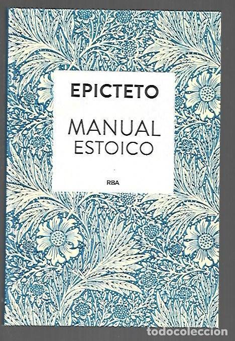 Libros: MANUAL ESTOICO - EPICTETO
