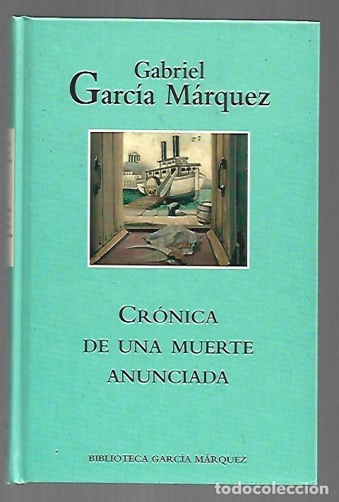 Livres: CRONICA DE UNA MUERTE ANUNCIADA - GARCIA MARQUEZ, GABRIEL