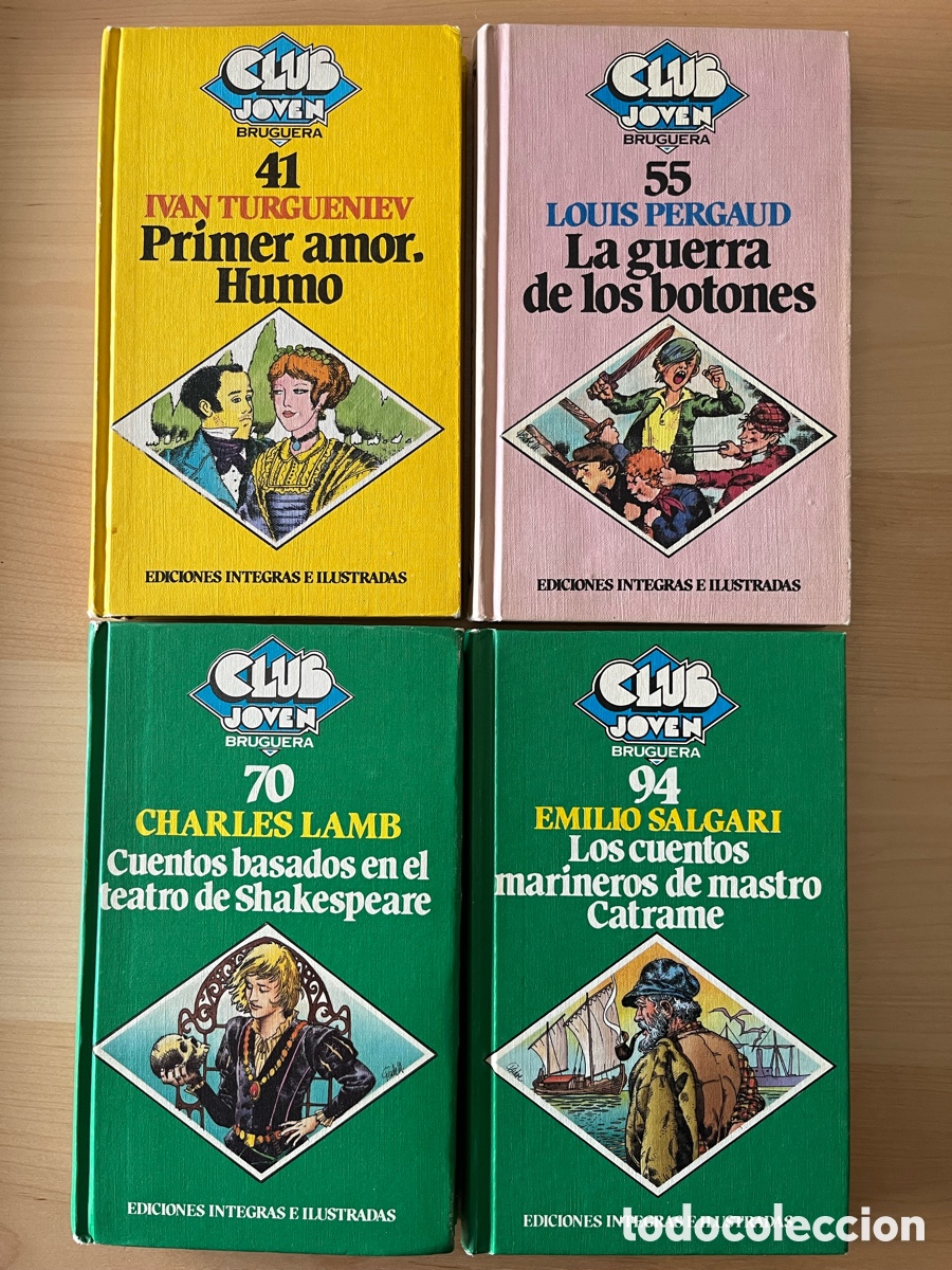 Libros: CUATRO T&Iacute;TULOS CLUB JOVEN BRUGUERA.
