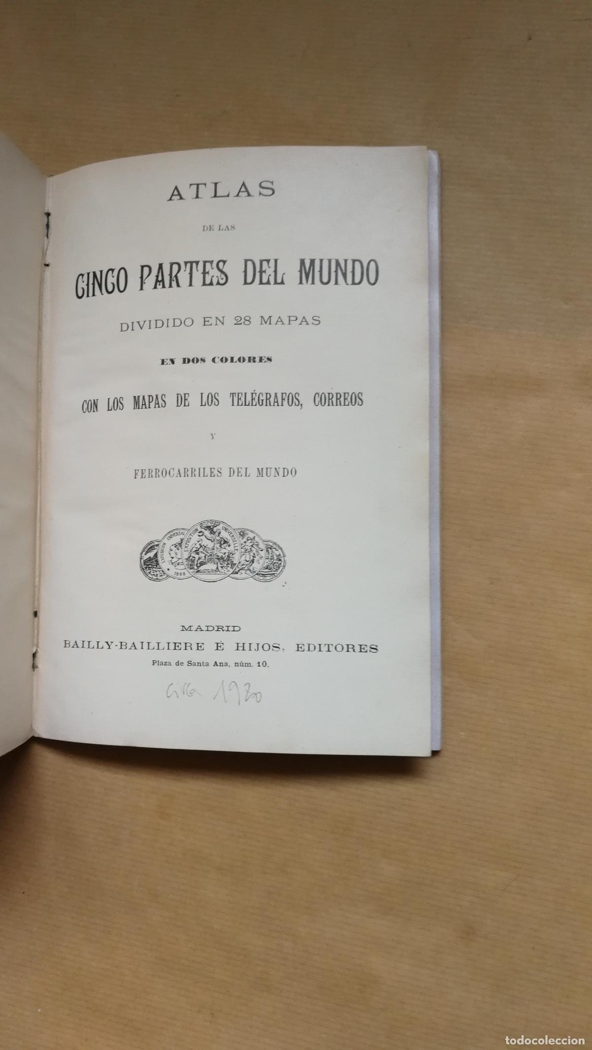 Libros: Atlas de las Cinco Partes del Mundo - Foto 5