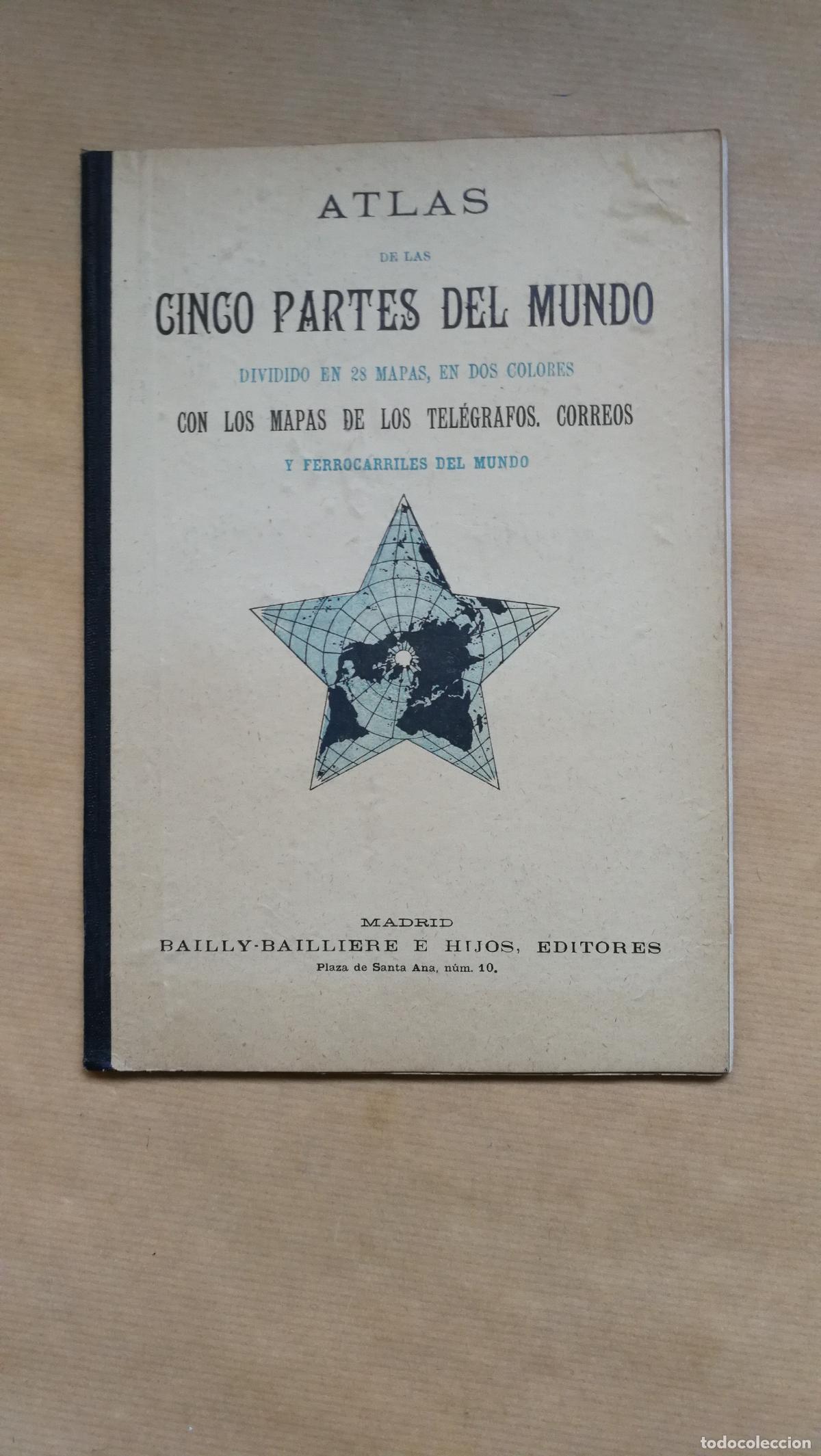 Libros: Atlas de las Cinco Partes del Mundo