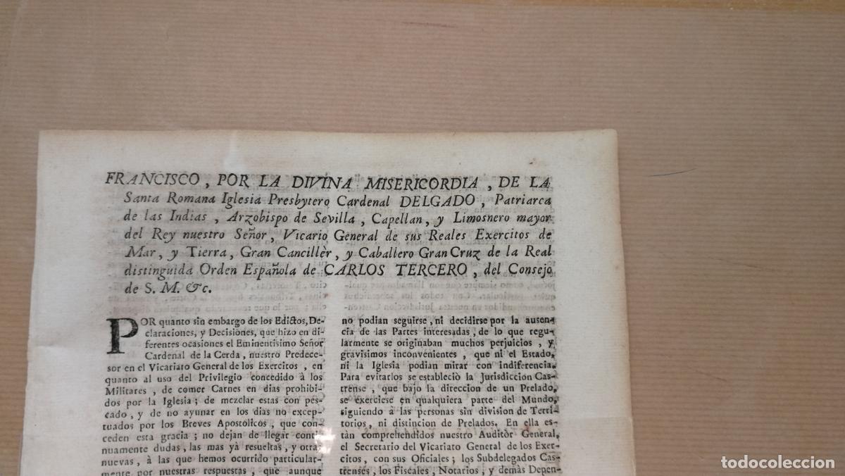 Libri di seconda mano: &rdquo;PRIVILEGIO COMER CARNE. Francisco, por la Divina Misericordia de la Santa Romana Iglesia Presbytero