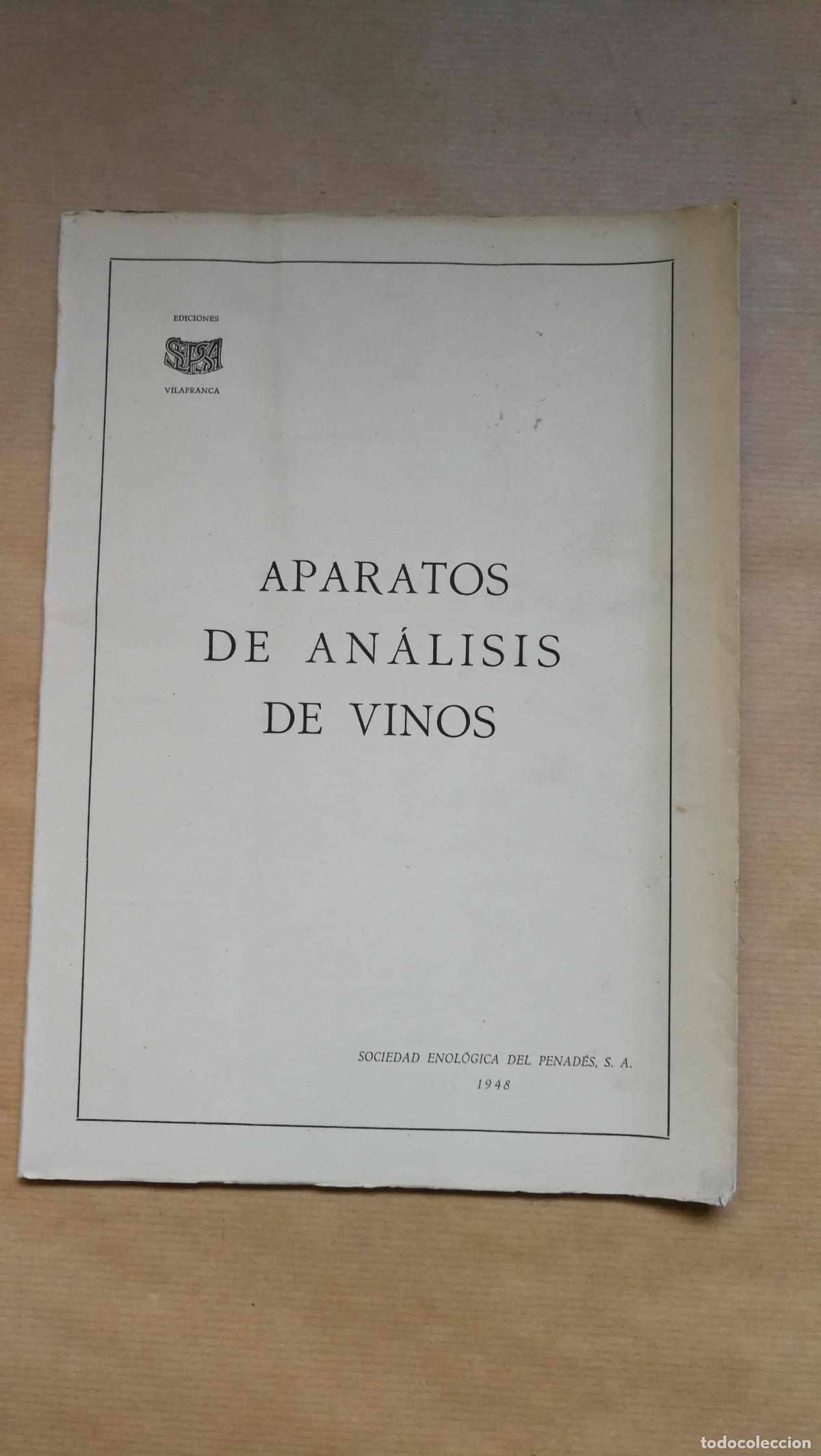 Libros: APARATOS DE AN&Aacute;LISIS DE VINOS - Foto 1