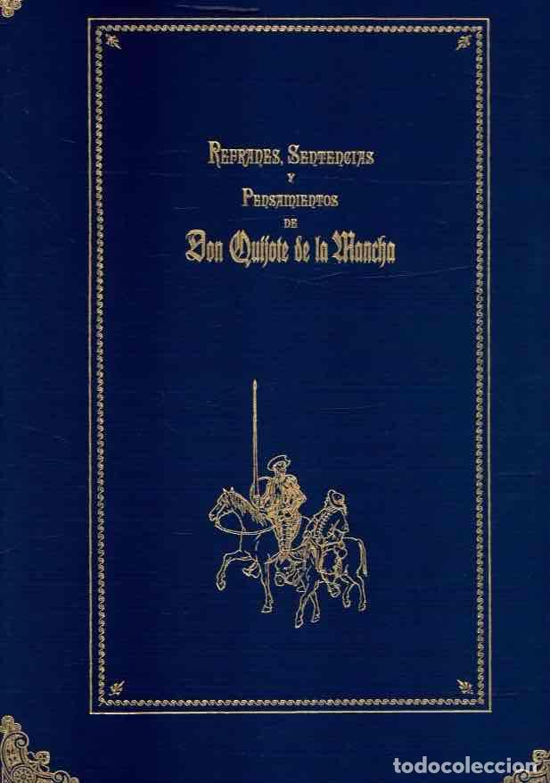 books: Refranes, sentencias y pensamientos de Don Quijote de la Mancha - NO CONSTA AUTOR