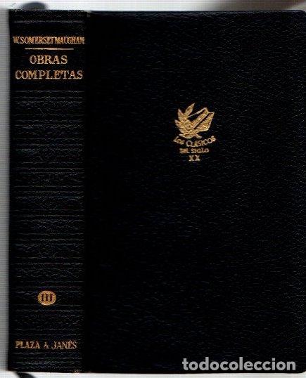 Libros: Obras completas III. Novelas - Somerset Maughan, W.