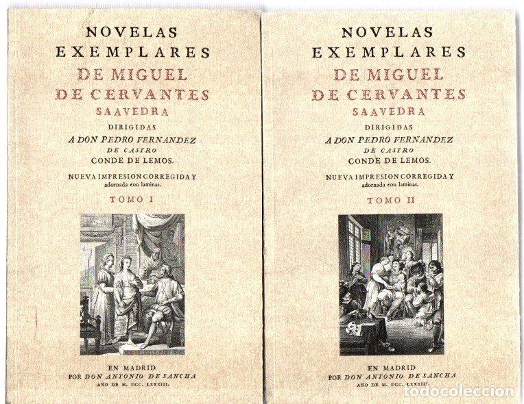 Libros: Novelas exemplares. Tomos I y II - Cervantes Saavedra, Miguel de