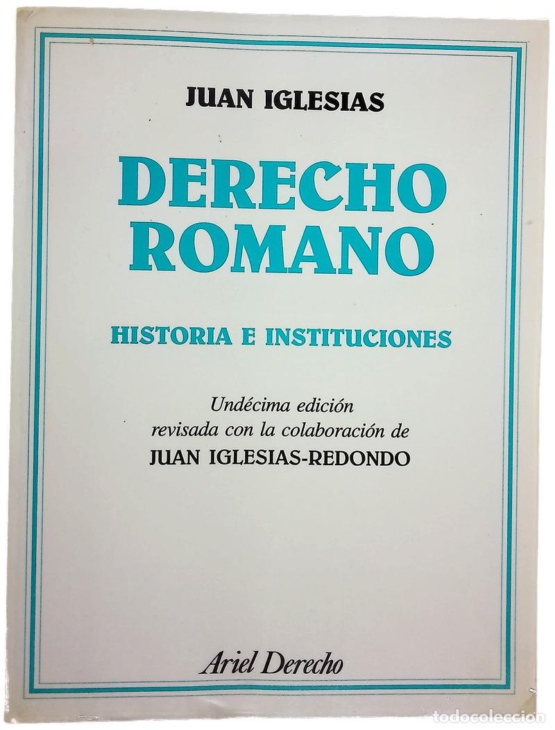 B&uuml;cher: Derecho romano historia e instituciones