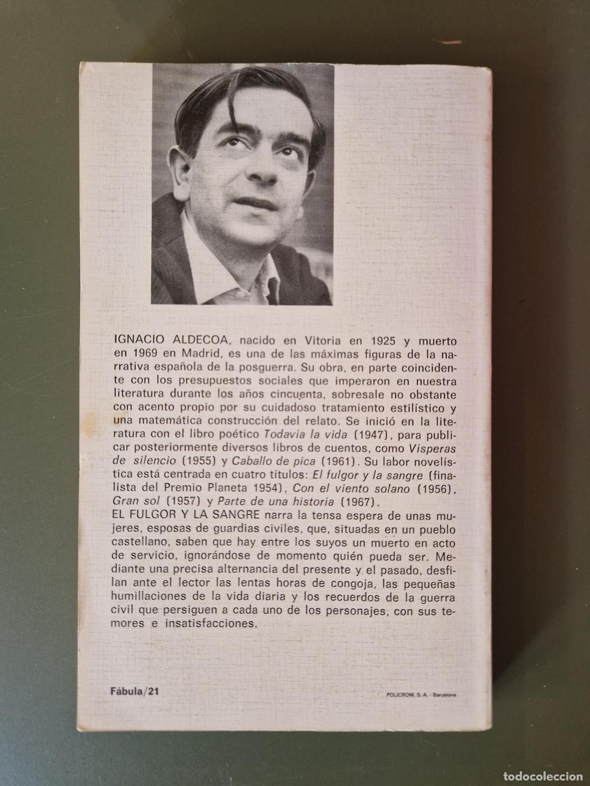 Libros: El fulgor y la sangre - Ignacio Aldecoa - Foto 3