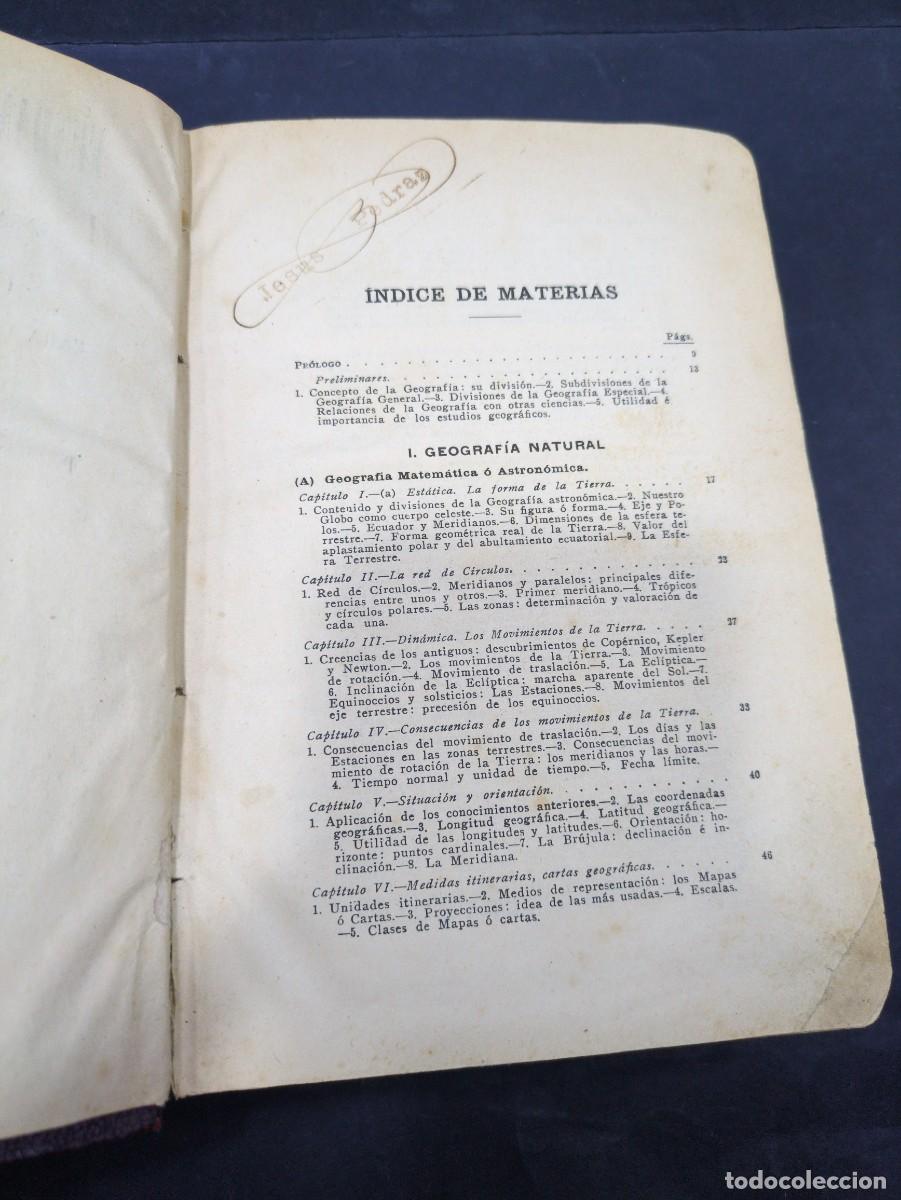 Libros: FUNDAMENTOS DE LA GEOGRAFIA. EDUARDO MORENO LOPEZ. EDITORIAL barcelona. 1917. - Foto 4