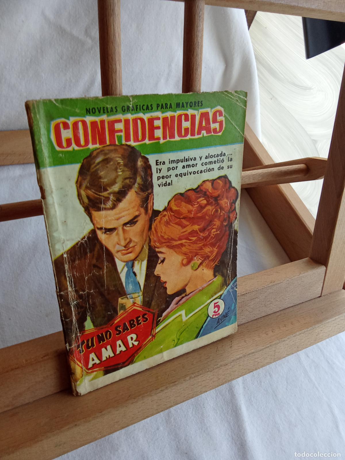 Libros: Confidencias, novelas graficas para mayores. Tu no sabes amar L.10257-1499