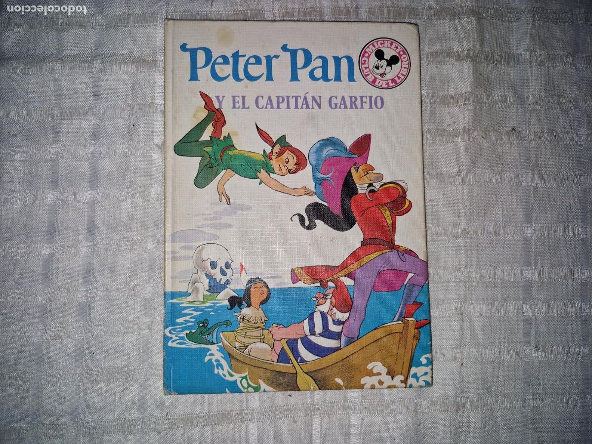 Libros: PETER PAN Y EL CAPITAN GARFIO. CLUB DEL LIBRO DE MICKEY MOUSE. - Foto 1